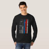 US-U-Boot Silent Service Veteran American Flag T-Shirt (Vorne ganz)