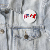 US- u. Peru-Flaggen Button (Beispiel)