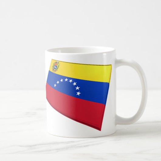 US- u. Venezuela-Flaggen Kaffeetasse (Rechts)