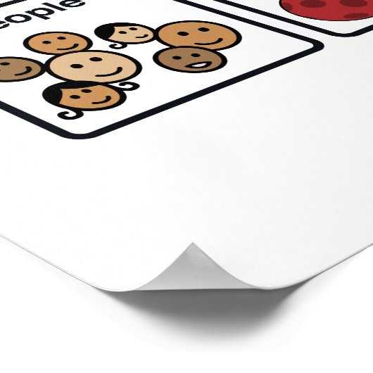 US/UK Core Word Poster (Ecke)