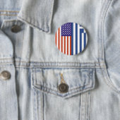 US- und Griechenland-Flaggen Button (Beispiel)