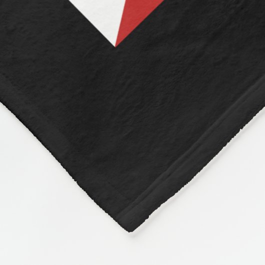 US und Großbritannien. Flaggen Fleecedecke (Ecke)