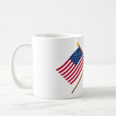 US und Lesotho gekreuzte Flaggen Kaffeetasse (Links)