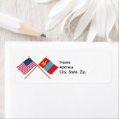 US und Mongolei überqueren die Fahnen (Insitu)