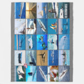 US-UNTERMARINEN "Montage" Fleecedecke (Vorderseite)