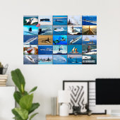 US-UNTERMARINEN "Montage" Poster (Heimbüro)