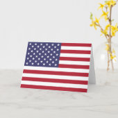 US-US Flagge Karte (Gelbe Blume)