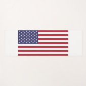 US-US Flagge (USA) Yogamatte (Vorderseite (Horizontal))