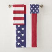 US-USA - Amerikanische Flagge Badhandtuch Set (Insitu)