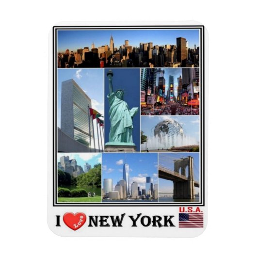 US - USA - New York Magnet (Vertikal)