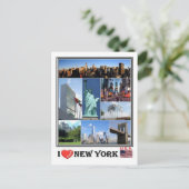 US-USA - New York Postkarte (Stehend Vorderseite)