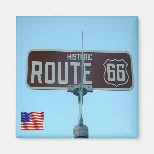 US - USA - Route 66 Historisch Magnet