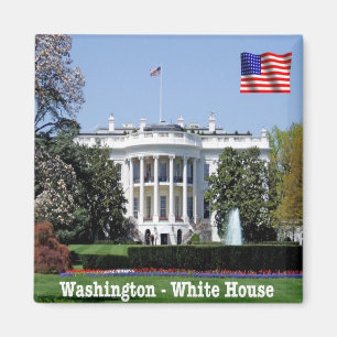 US-USA Washington White House Magnet