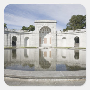 US, VA, Arlington. Frauen im Militärdienst für Quadratischer Aufkleber