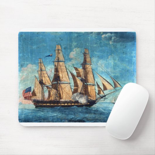 US-Verfassung 1804 Alte Ironside Mousepad (Mit Mouse)