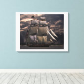 US-Verfassung "Alte Ironside". Leinwanddruck (Insitu (Holzboden))