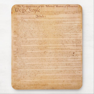US-VERFASSUNG Amerikanische Geschichte Mauspad