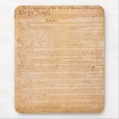 US-VERFASSUNG Amerikanische Geschichte Mousepad (Vorne)