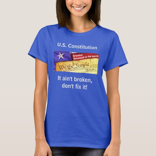 US-Verfassung (dunkler T - Shirt) T-Shirt (Vorderseite)