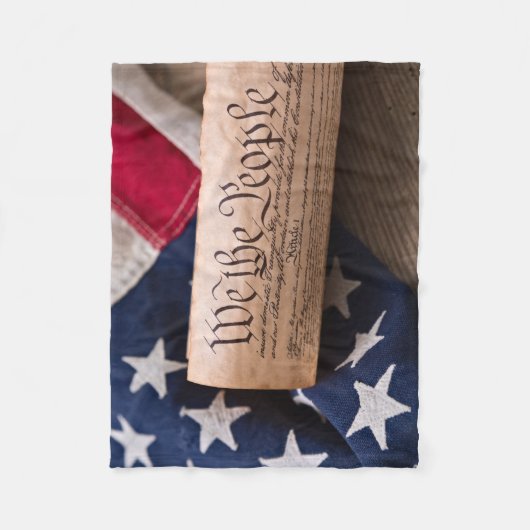 US Verfassung Fleecedecke (Vorderseite)