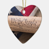 US Verfassung Keramik Ornament (Links)