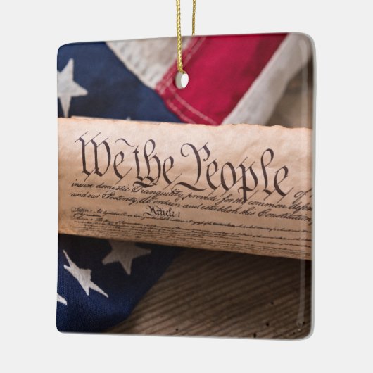 US Verfassung Keramikornament (Links)