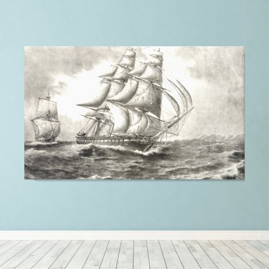 US-Verfassung Leinwanddruck (Insitu (Holzboden))