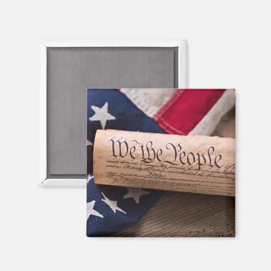 US Verfassung Magnet (Vorderseite/Rückseite)