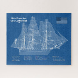 US-Verfassung - Pläne für Schiffskonzepte ABD Puzzle