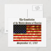 US-Verfassung Postkarte (Vorne/Hinten)