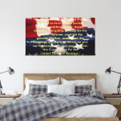 US-Verfassung: Präambel Leinwanddruck (Insitu (Schlafzimmer))