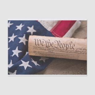 US Verfassung Seidenpapier