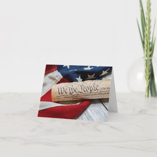 US Verfassung und Flag (Vorderseite)