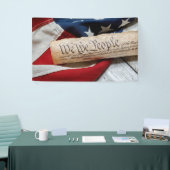 US Verfassung und Flag Banner (Messeveranstaltung)