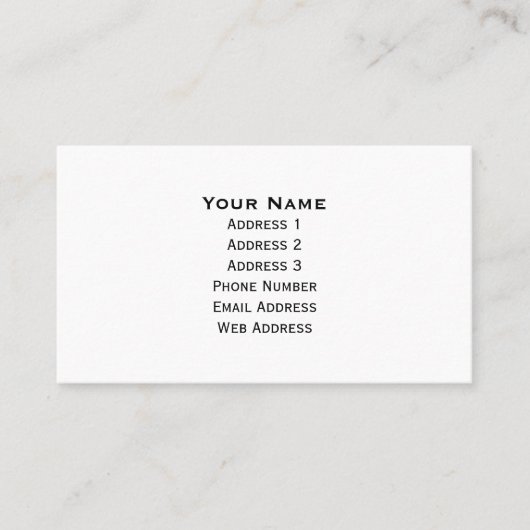 US Verfassung und Flag Visitenkarte (Vorderseite)