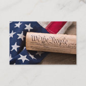 US Verfassung Visitenkarte (Rückseite)