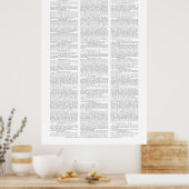 US-Verfassungsänderungspaket Poster (Küche)