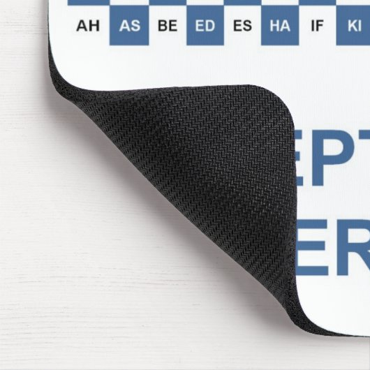 US-Version mit zwei Buchstaben Mousepad (Ecke)