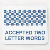 US-Version mit zwei Buchstaben Mousepad (Vorne)