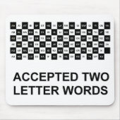 US-Version mit zwei Buchstaben Mousepad (Vorne)