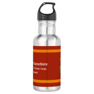 US-Verteidigungsemblem des Marinekorps personalisi Edelstahlflasche