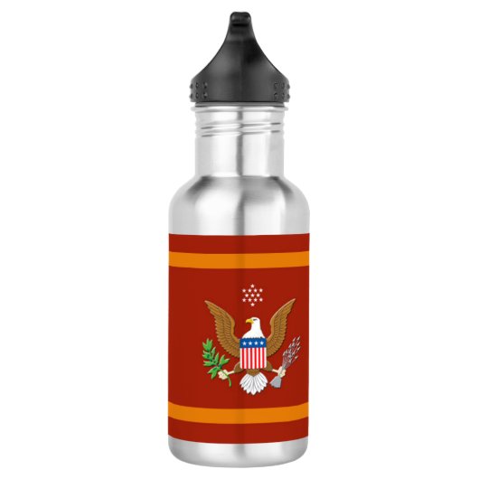US-Verteidigungsemblem des Marinekorps personalisi Edelstahlflasche (Rechts)