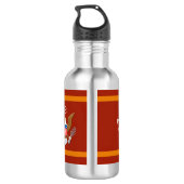 US-Verteidigungsemblem des Marinekorps personalisi Edelstahlflasche (Rückseite)