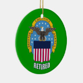 US-Verteidigungslogistikagentur erledigt Keramik Ornament (Rechts)