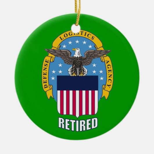 US-Verteidigungslogistikagentur erledigt Keramik Ornament (Vorne)