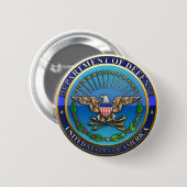 US-Verteidigungsministerium Button (Vorne & Hinten)