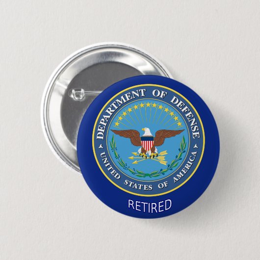 US-Verteidigungsministerium erschöpft Button (Vorne & Hinten)