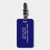 US-Verteidigungsministerium Gepäckanhänger (Vorderseite vertikal)