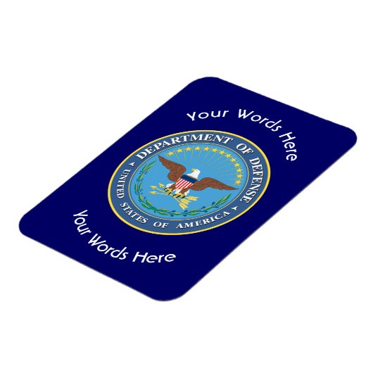 US-Verteidigungsministerium Magnet (Linke Seite)