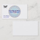 US-Verteidigungsministerium O6-Visitenkarte Visitenkarte (Vorne/Hinten)